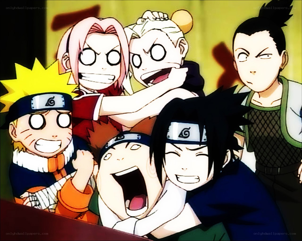 Naruto team group photo