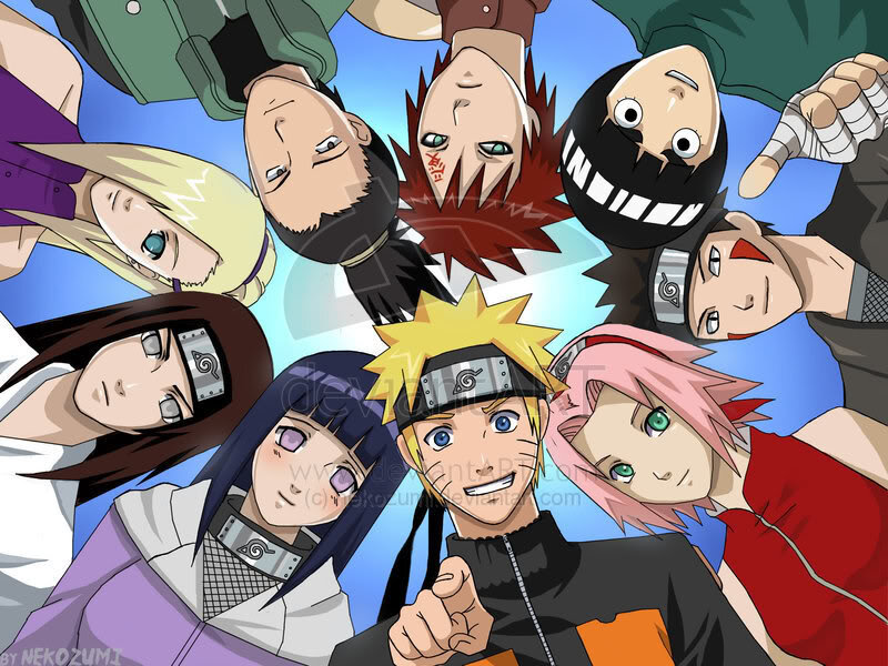 Naruto team group portrait