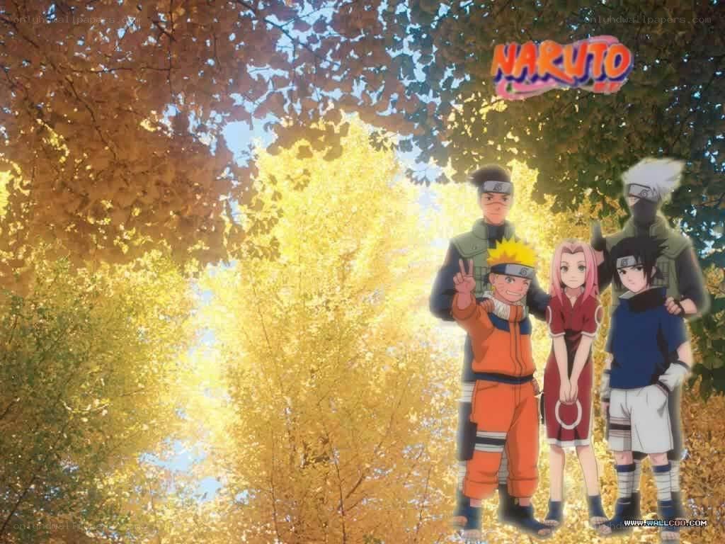 Naruto team in autumn