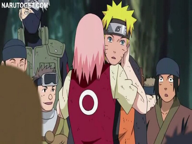 Naruto team in forest