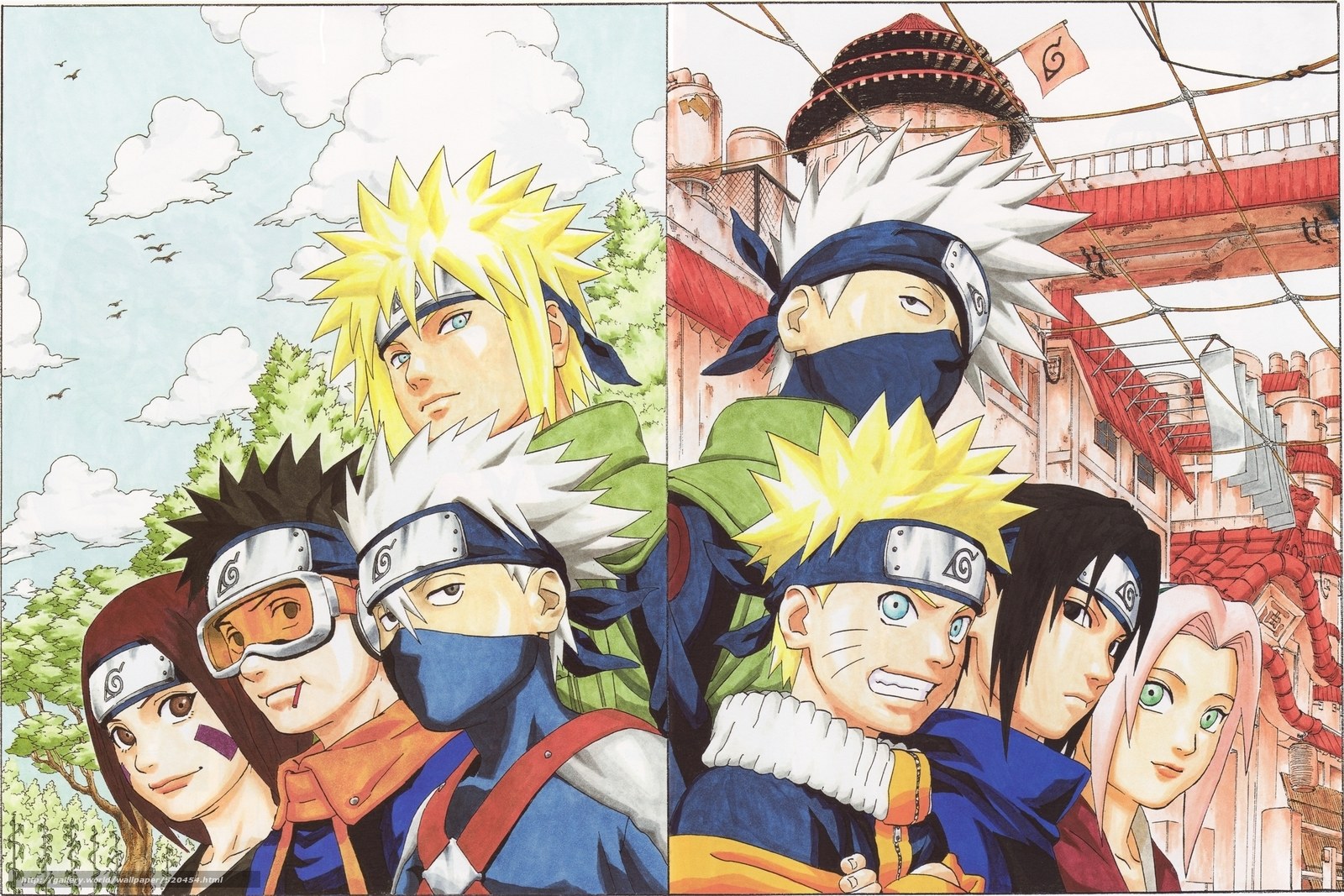 Naruto team portrait