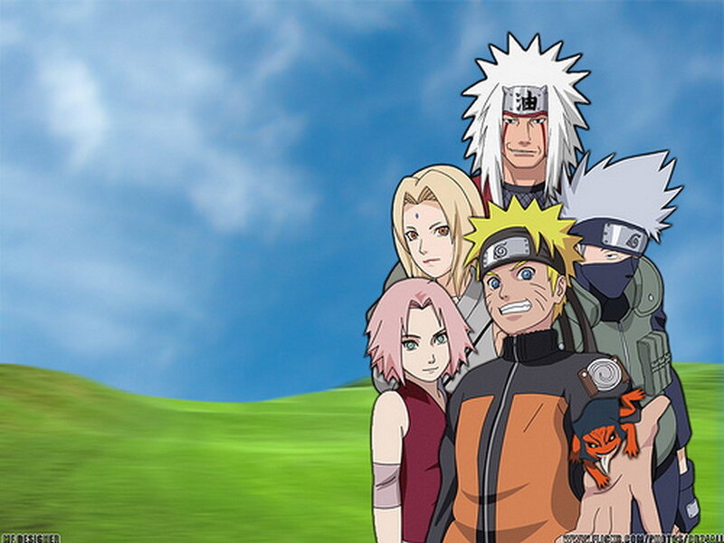 Naruto team portrait