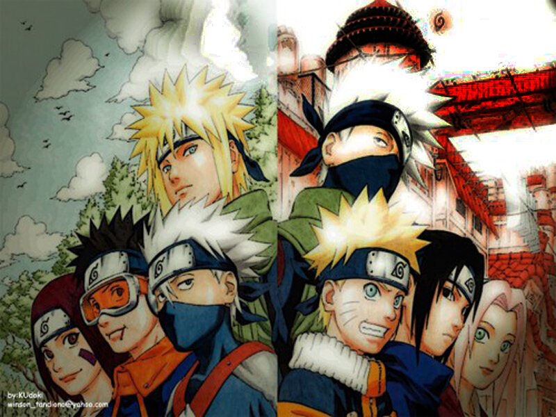 Naruto team portrait