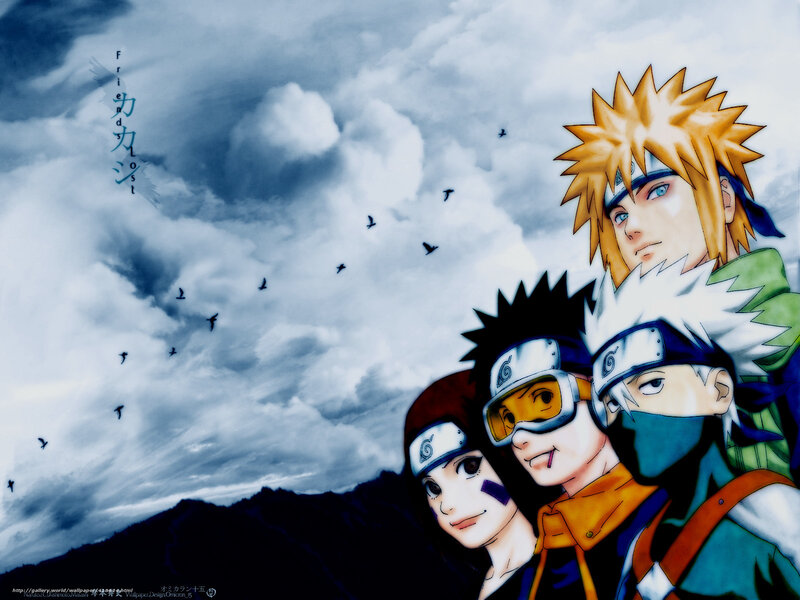 Naruto team portrait