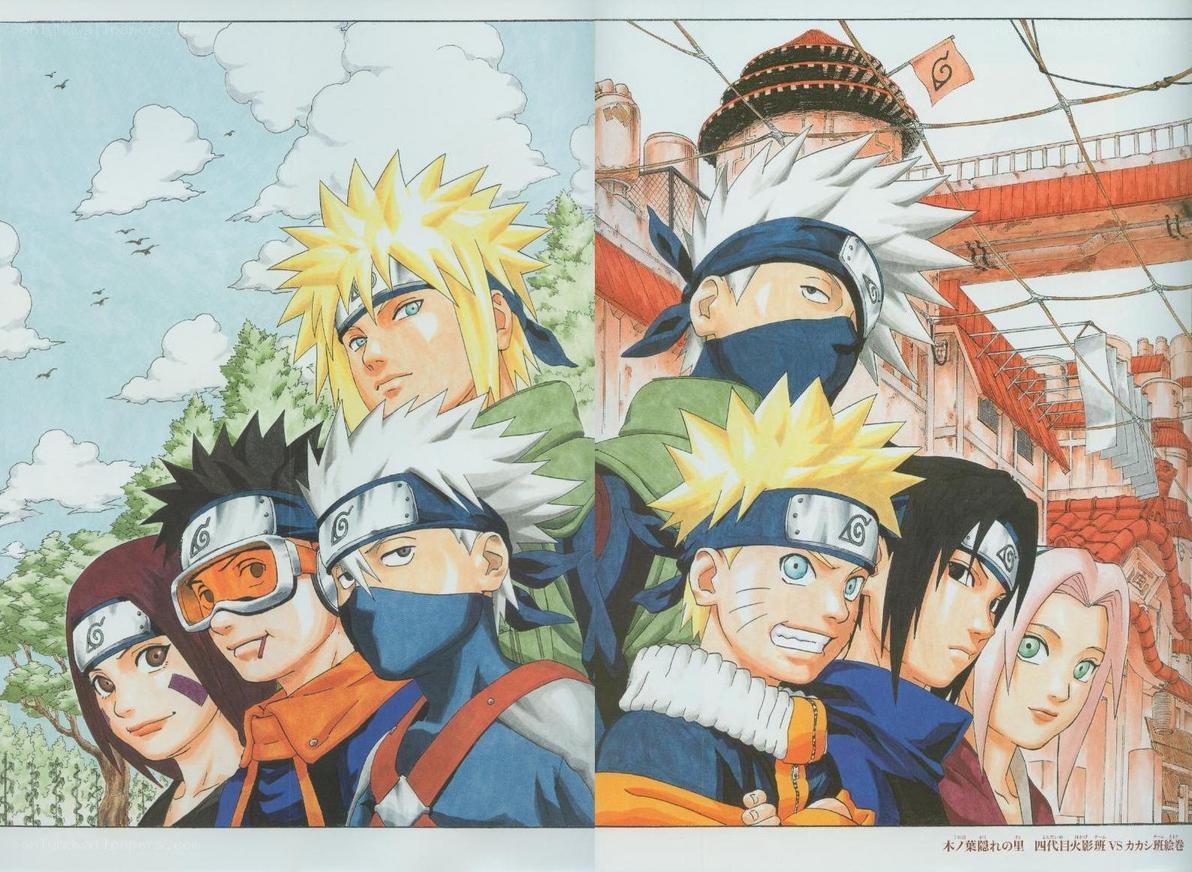 Naruto team portraits