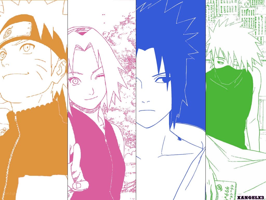 Naruto team portraits