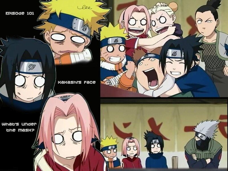 Naruto team reaction meme