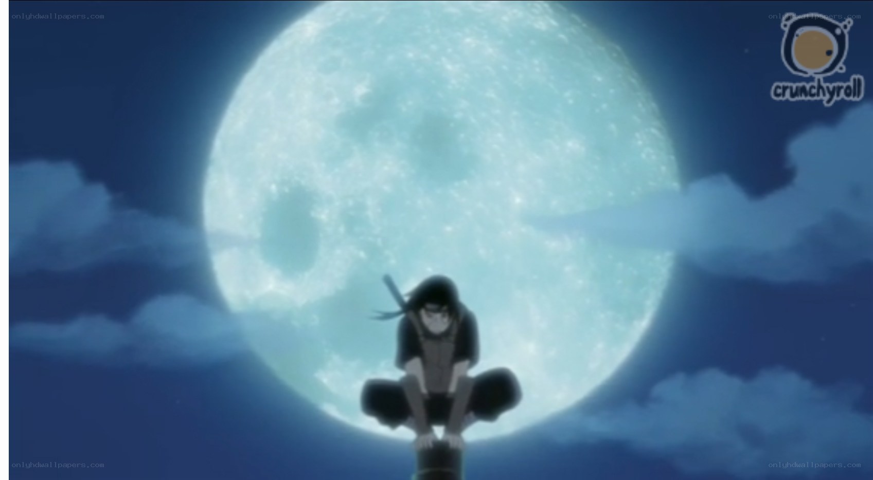 Naruto under the moon