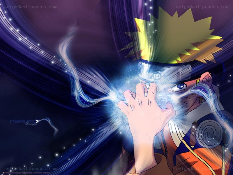 Naruto using Rasengan