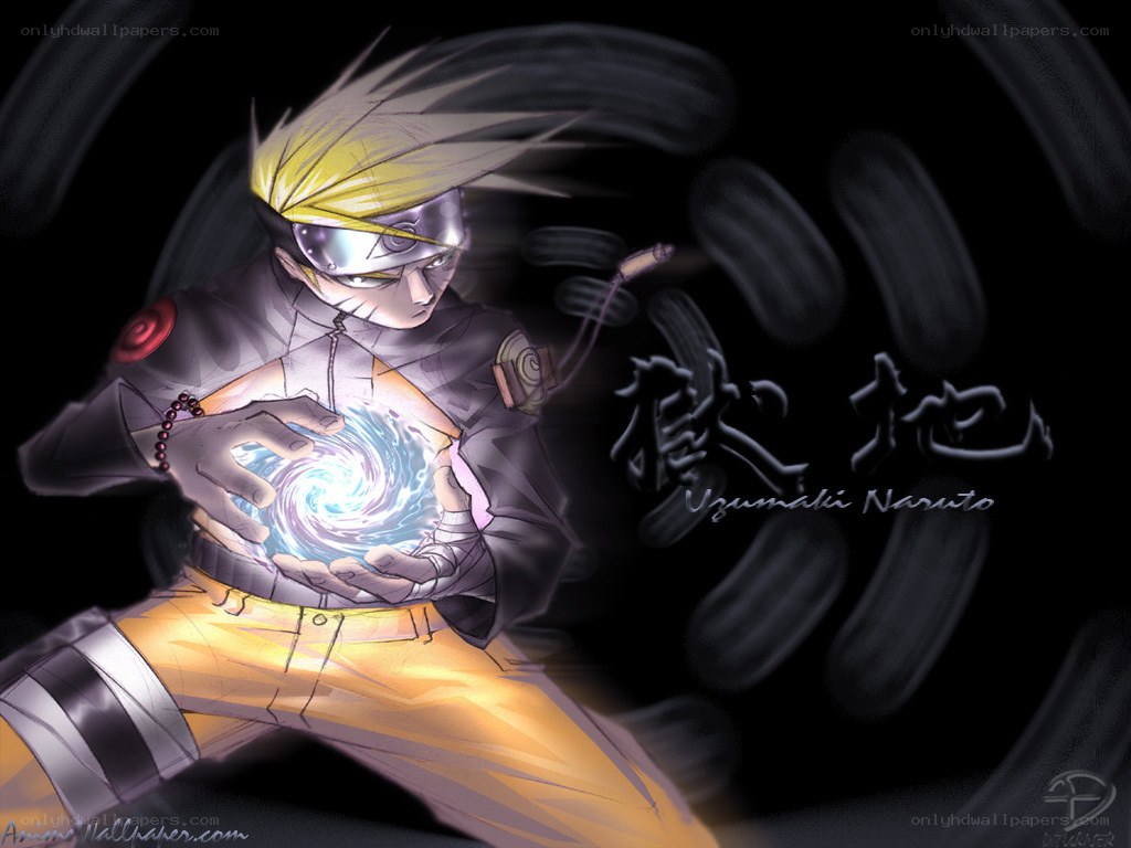 Naruto using Rasengan