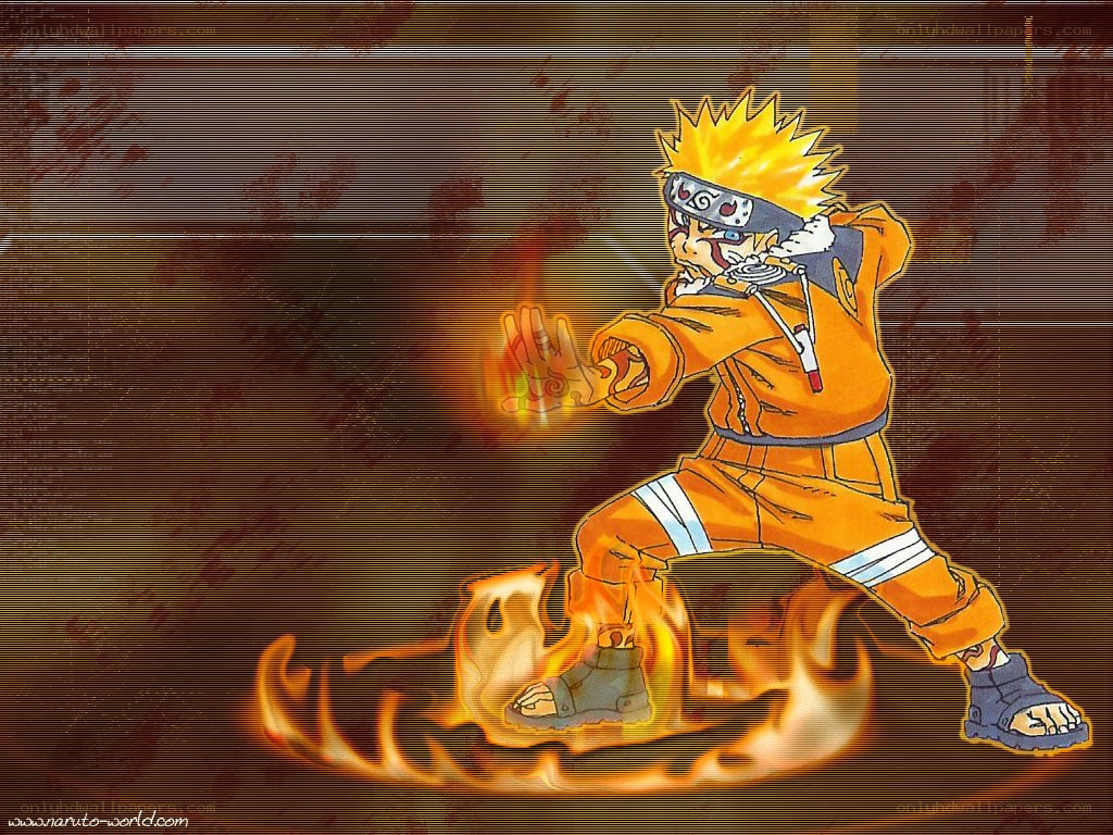 Naruto using Rasengan