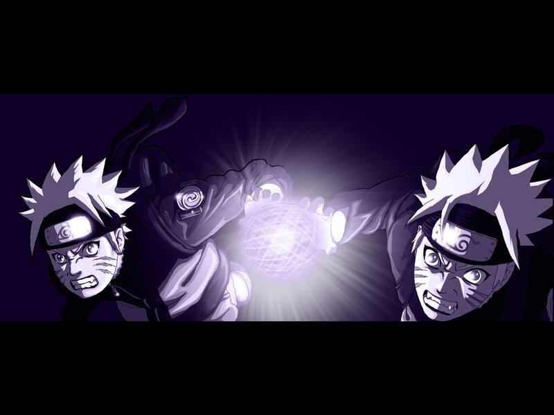 Naruto using Rasengan
