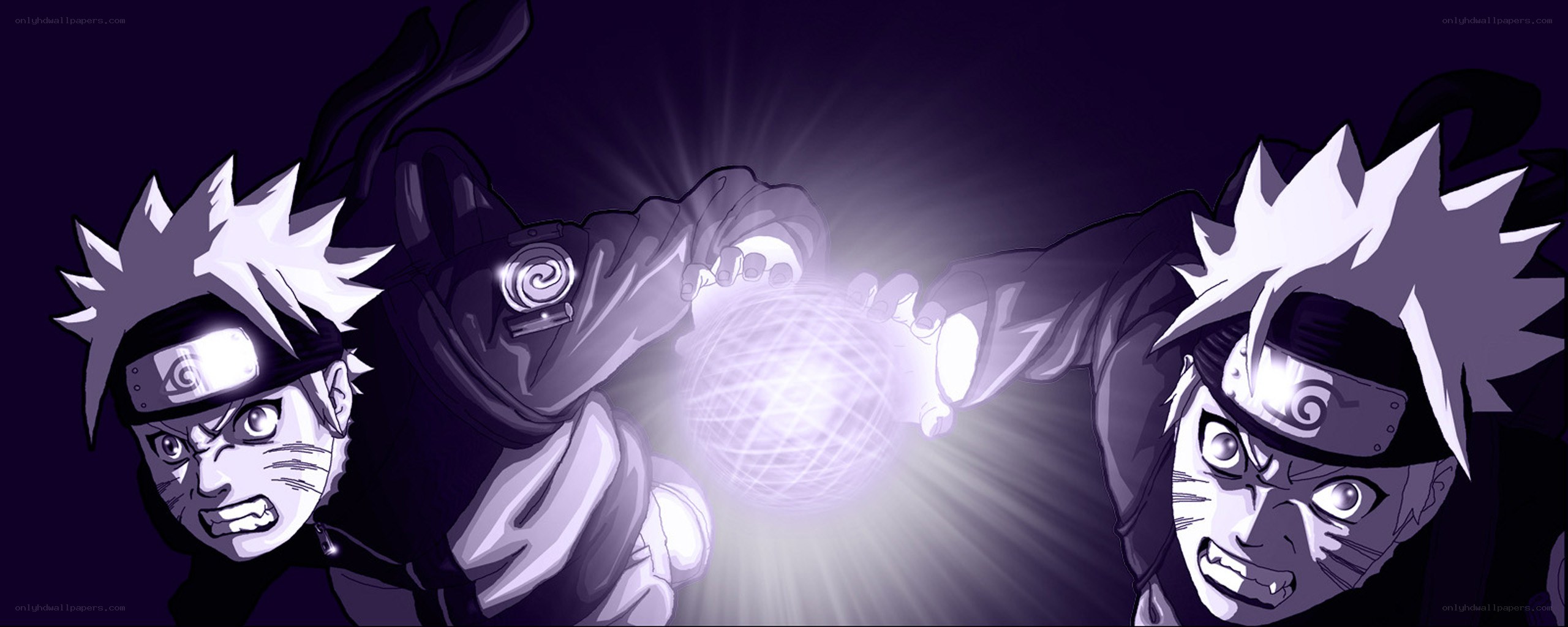 Naruto using Rasengan