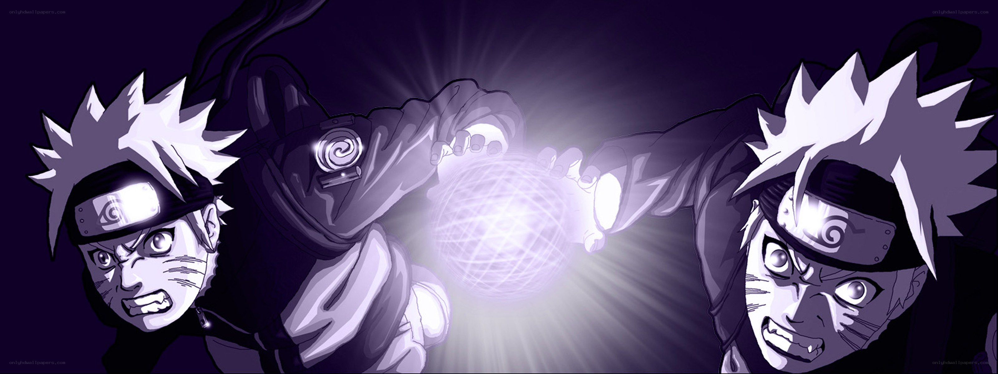Naruto using Rasengan