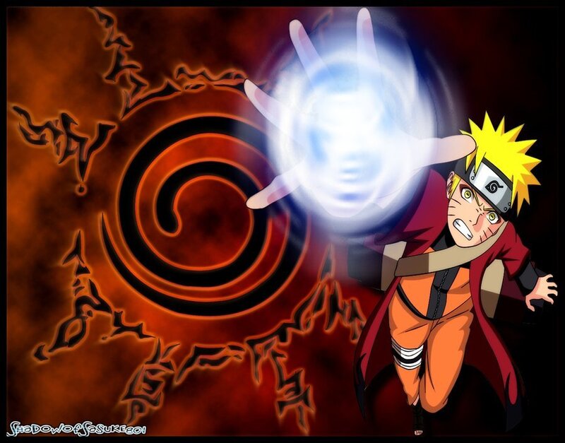 Naruto Using Rasengan — Orange, Dramatic, Anime