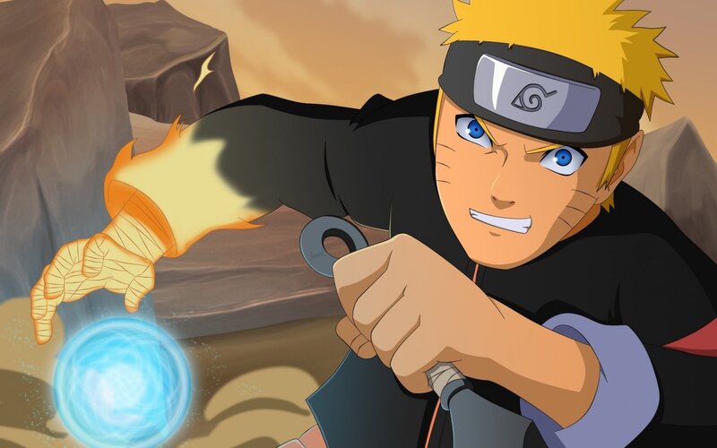 Naruto Using Rasengan — Yellow
