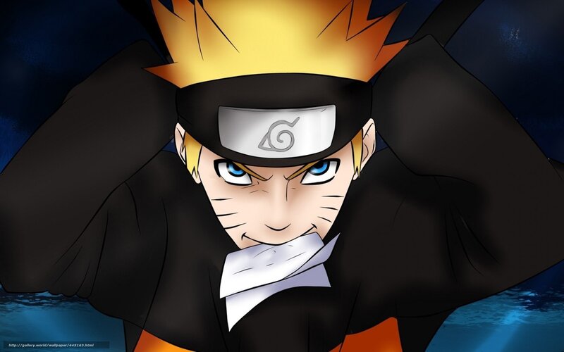 Naruto Uzumaki — Black, Dramatic, Night