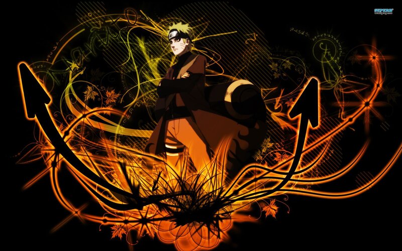 Naruto Uzumaki Character — Black, Dramatic, Anime