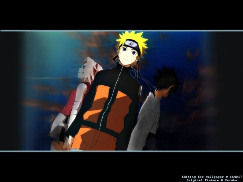 Naruto Uzumaki Character — Blue, Dramatic