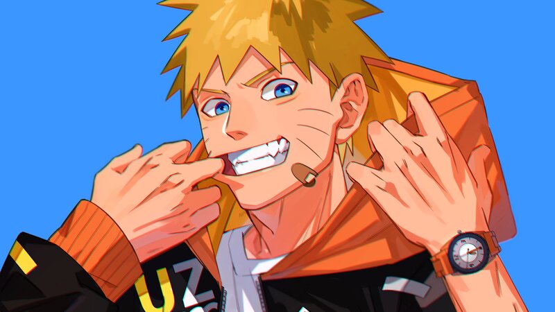 Naruto Uzumaki Character — Blue, Energetic, Anime