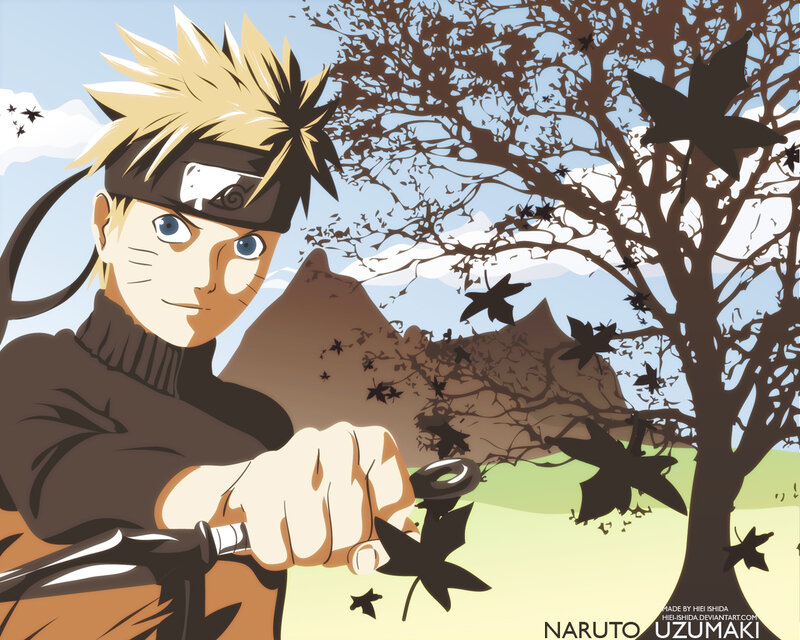 Naruto Uzumaki Character — Blue