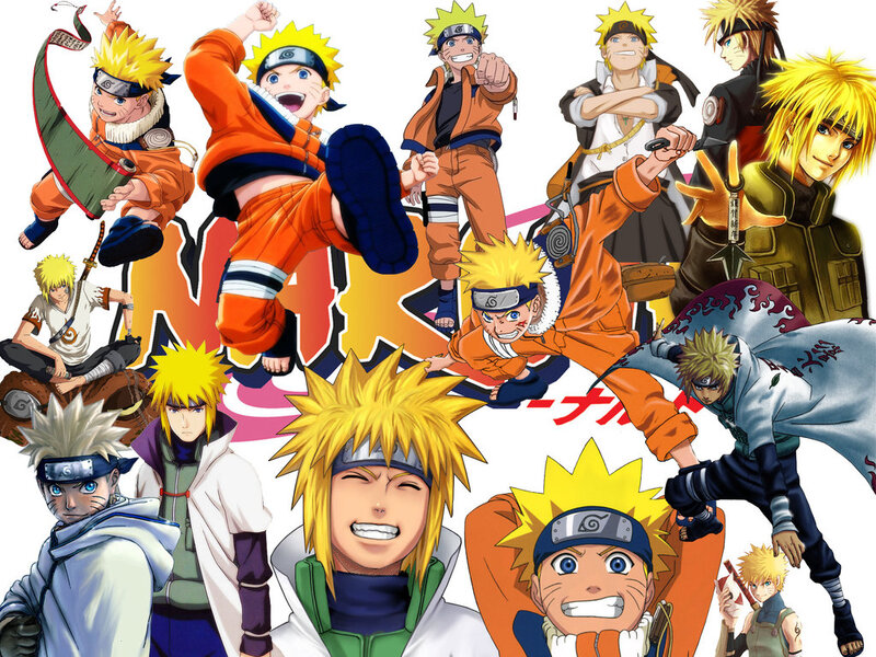 Naruto Uzumaki Character Collage