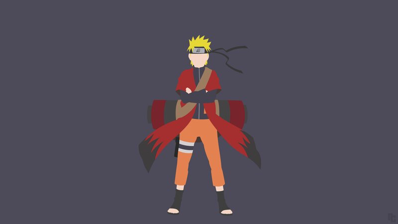 Naruto Uzumaki Character — Gray