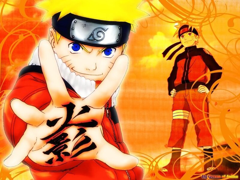 Naruto Uzumaki Character — Orange, Energetic, Sunset