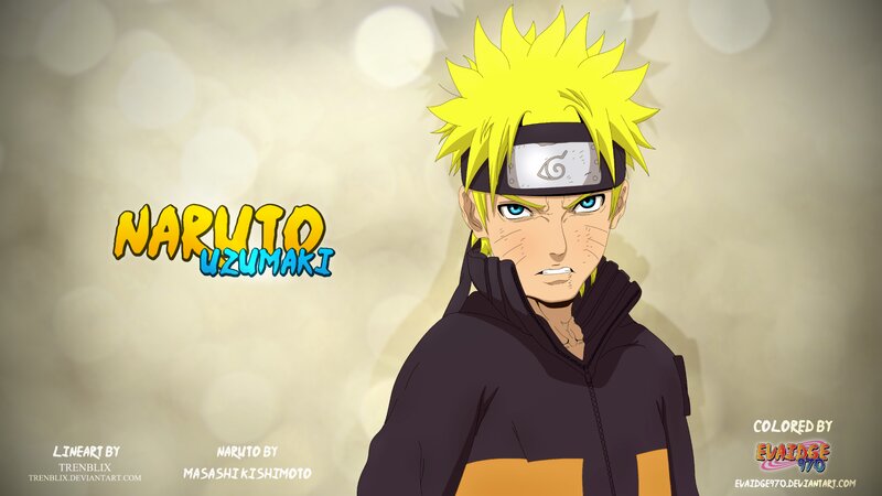 Naruto Uzumaki Character — Yellow, Determined, Anime, Anime Character