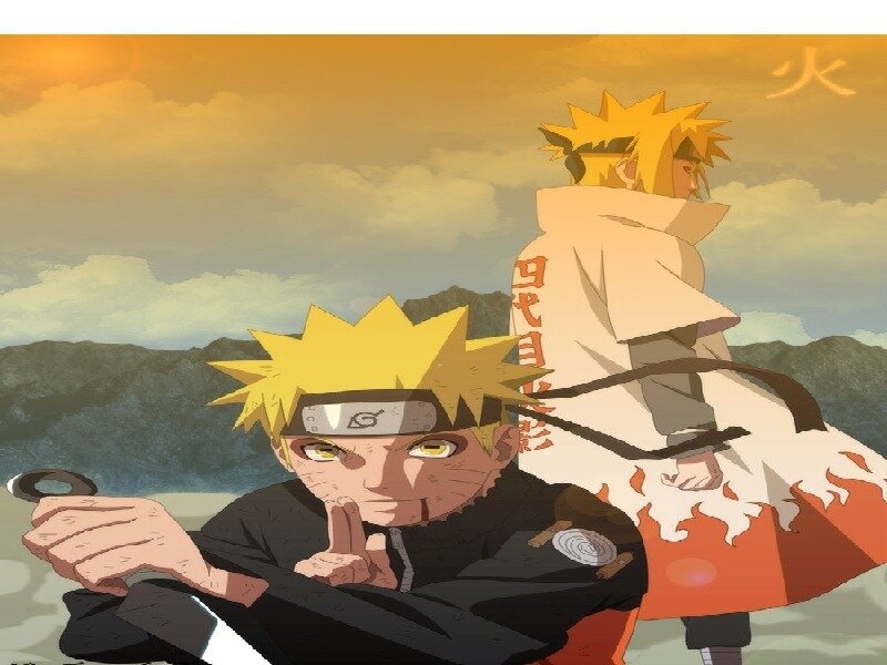 Naruto Uzumaki Character — Yellow, Dramatic