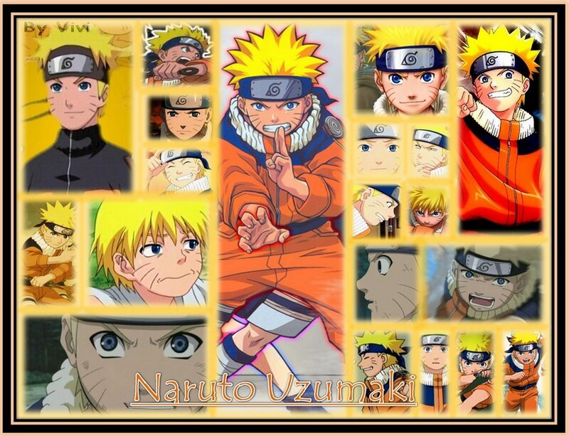 Naruto Uzumaki collage