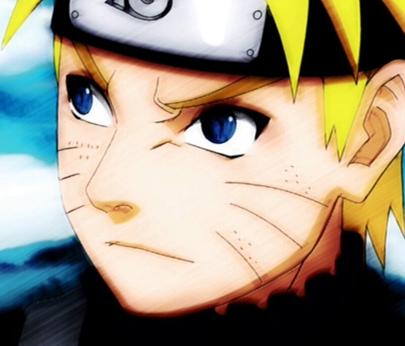 Naruto Uzumaki Face — Yellow