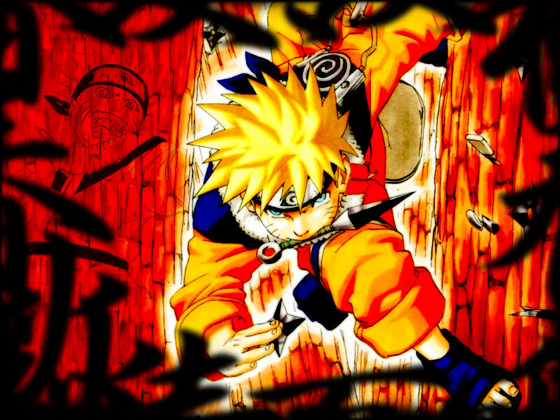 Naruto Uzumaki in Action — Red