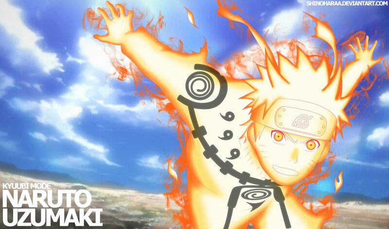 Naruto Uzumaki in Kyuubi Mode