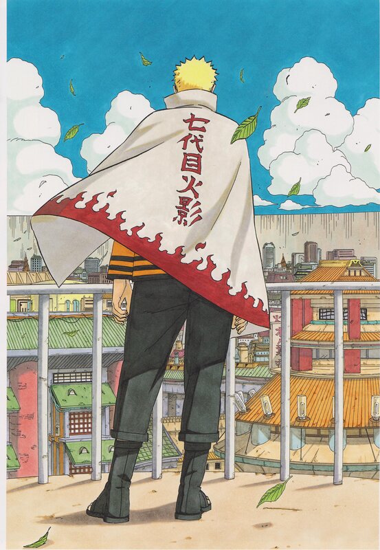 Naruto Uzumaki Standing — Blue