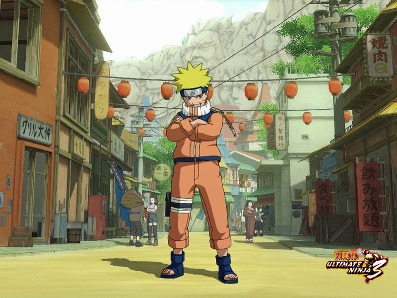Naruto Uzumaki Standing — Orange