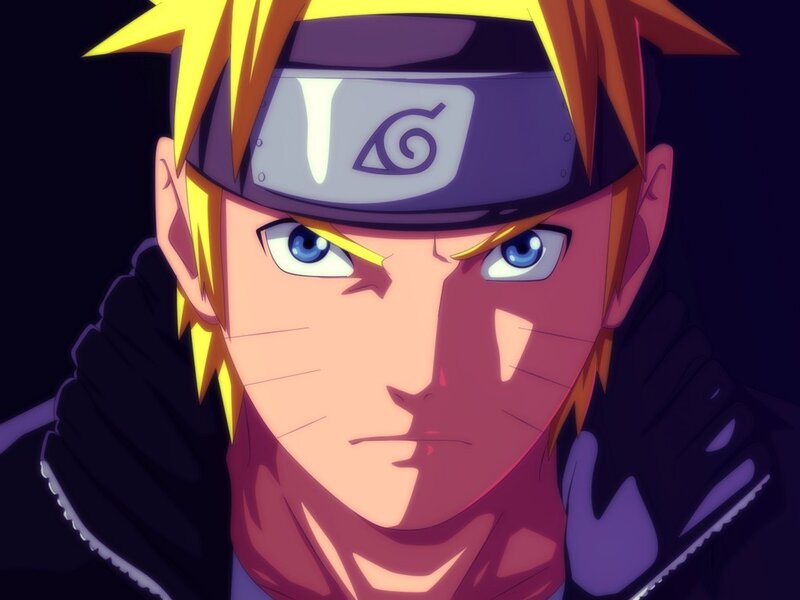 Naruto Uzumaki — Yellow, Dramatic, Night, Anime, Headband
