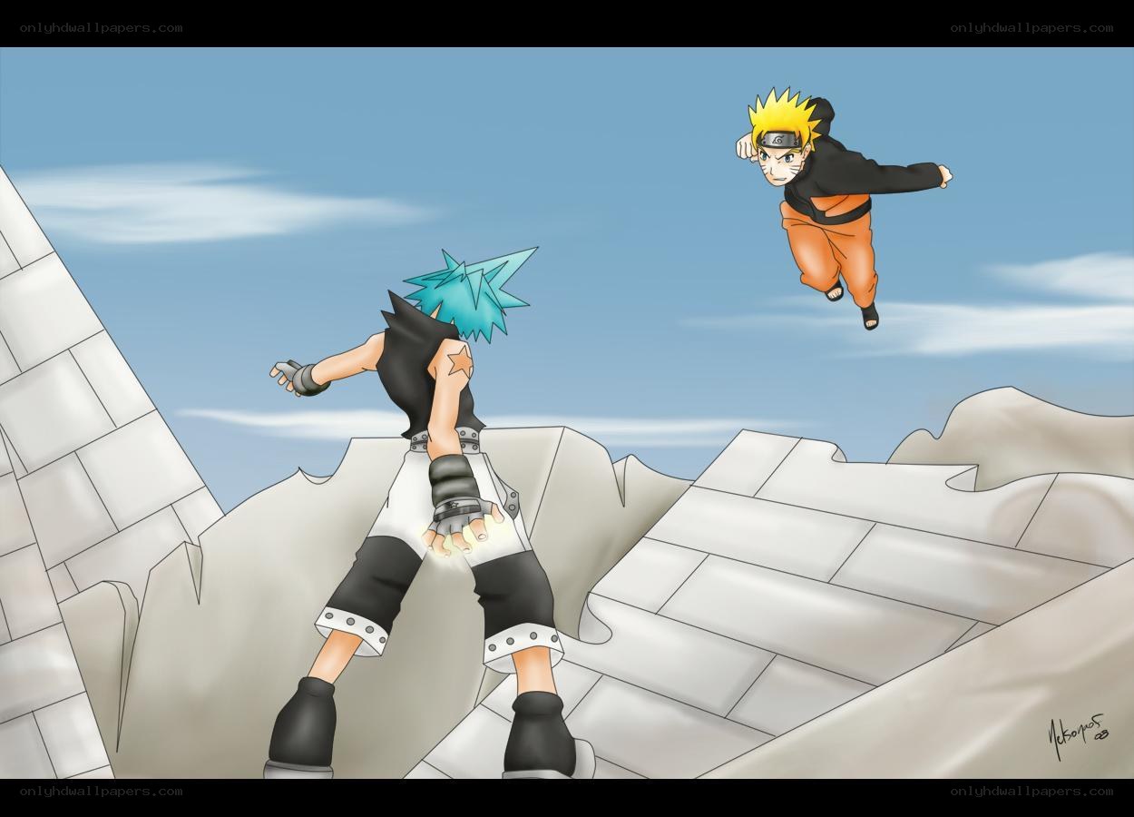 Naruto vs. Gaara battle