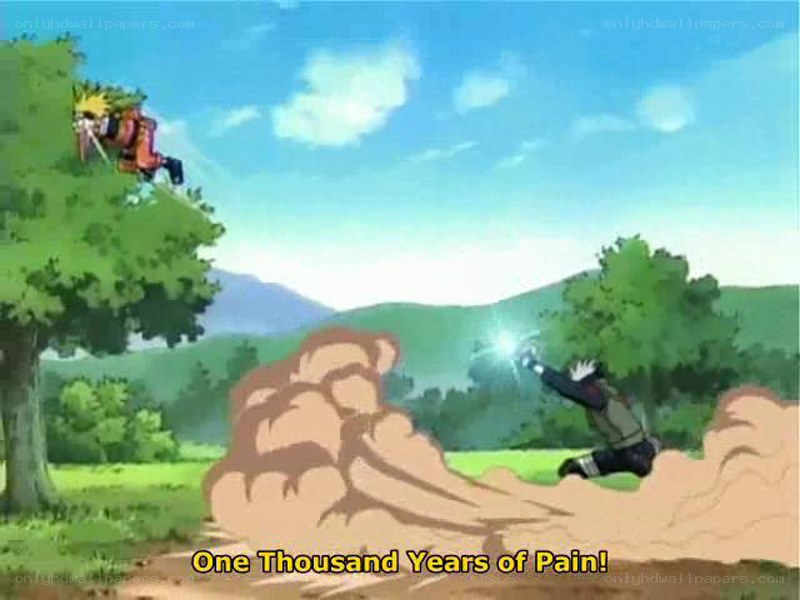 Naruto vs Kakashi battle