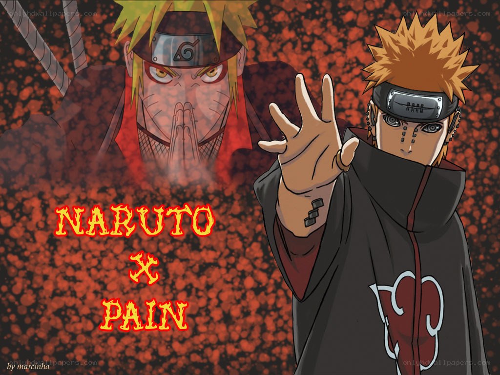 Naruto vs Pain artwork