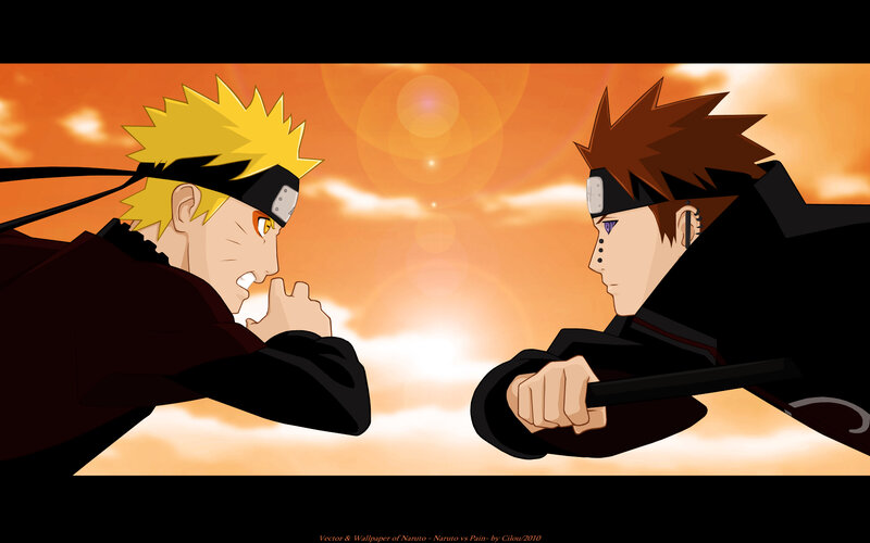 Naruto vs Pain battle