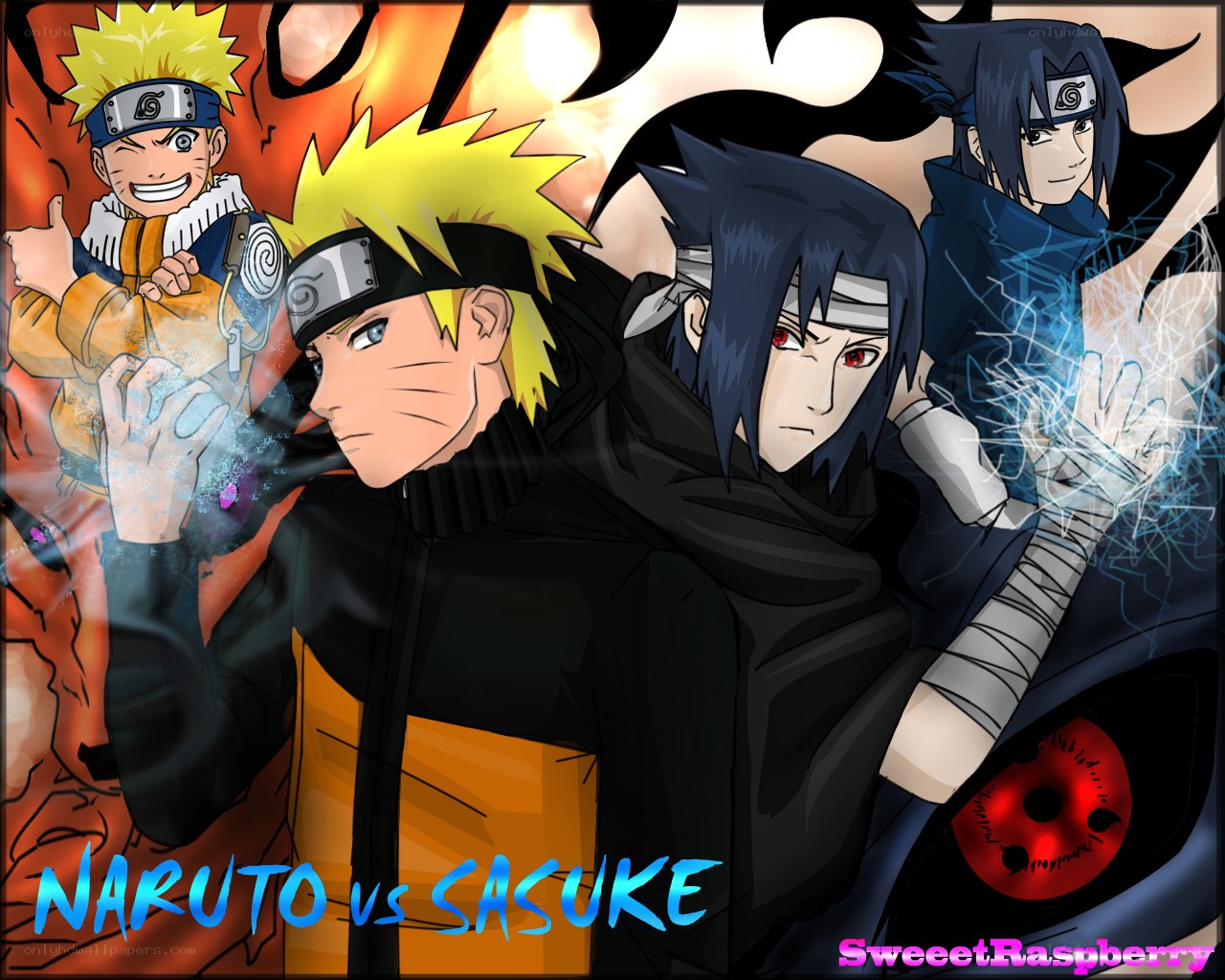 Naruto vs Sasuke battle