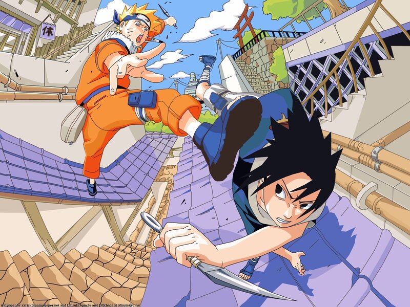 Naruto vs Sasuke battle