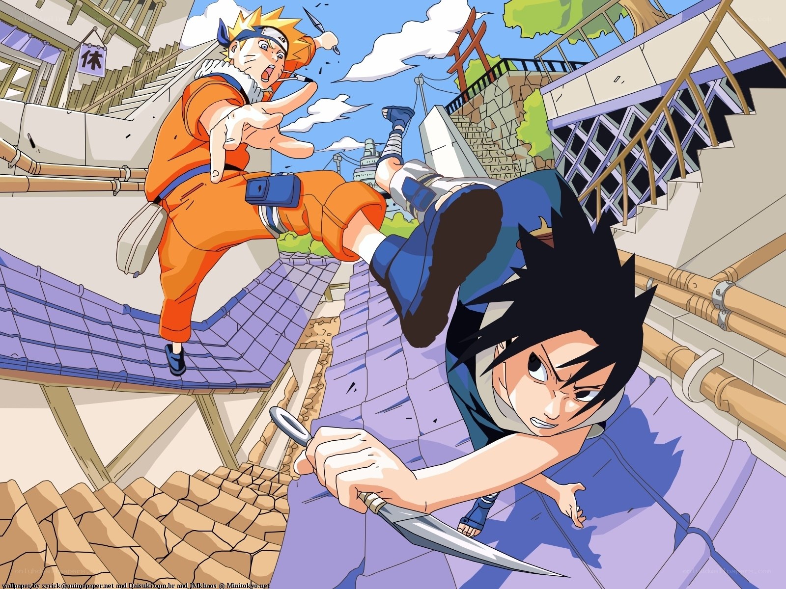 Naruto vs Sasuke battle