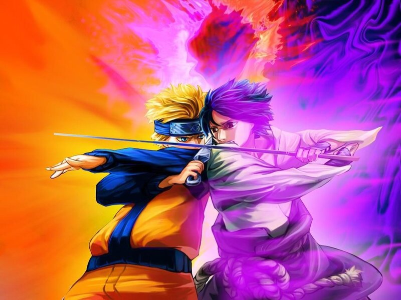 Naruto vs Sasuke clash