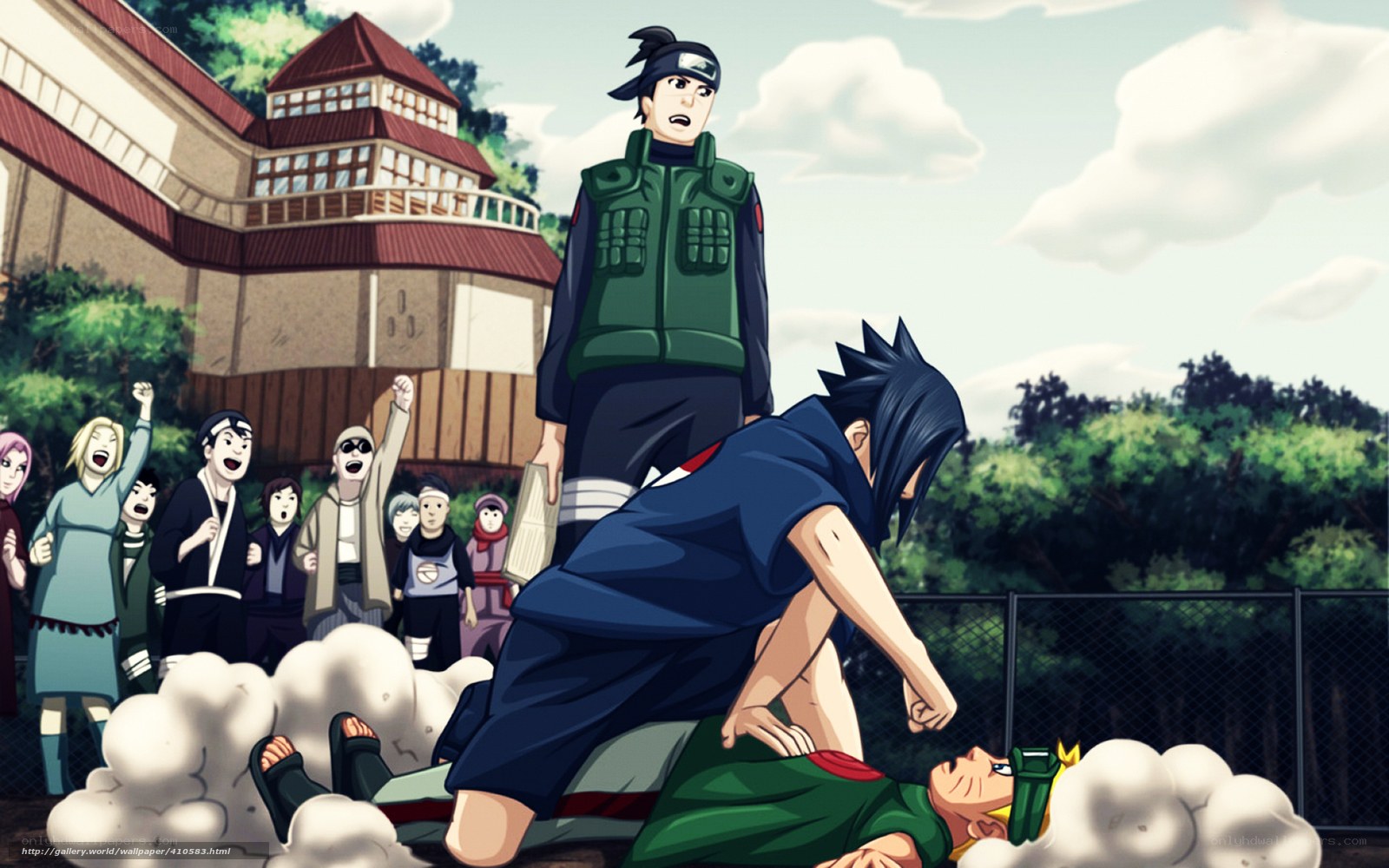 Naruto vs Sasuke fight