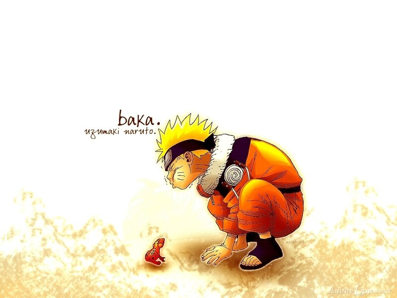 Naruto with a frog