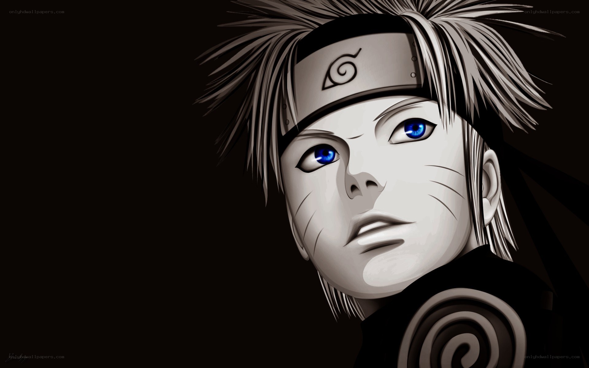 Naruto with blue eyes