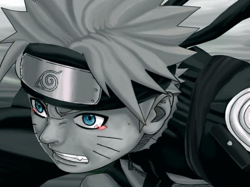 Naruto with blue eyes