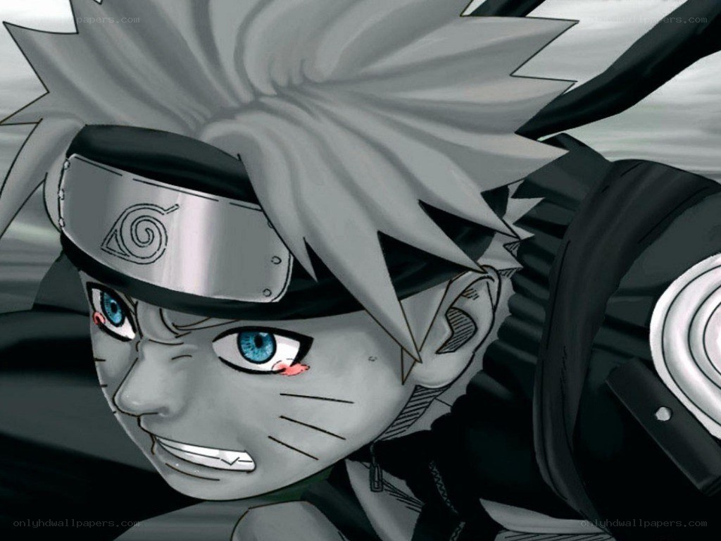 Naruto with blue eyes